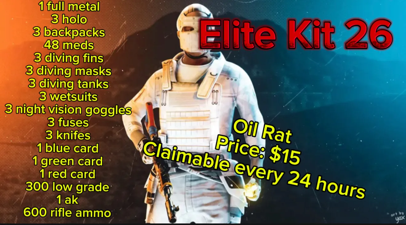 Revo 3x Store : Oil Rat (Elite Kit 26)